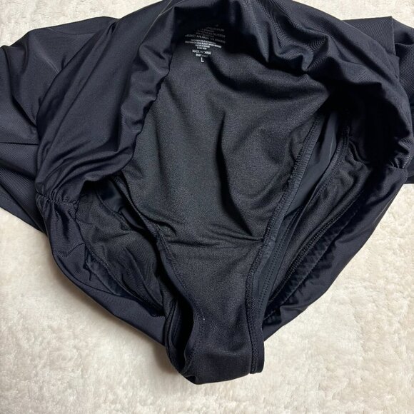 Title Nine Womens Paddle Board Swim Skirt Black Size Large Active Elastic Beach - Picture 9 of 11